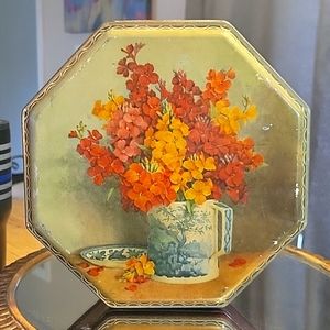 Vintage HARRY VINCENT Blue Bird Octogon Toffee Tin